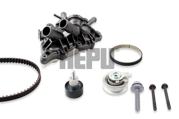 Водяной насос + комплект ремней ГРМ XT-Professional HEPU PK06871