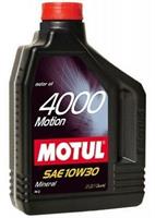 Масло моторное минеральное 4000 MOTION 10W-30, 2л