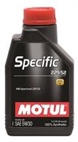 Масло моторное синтетическое Specific MB 229.52 5W-30, 1л