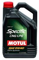 Масло моторное синтетическое Specific CNG/LPG 5W-40, 5л